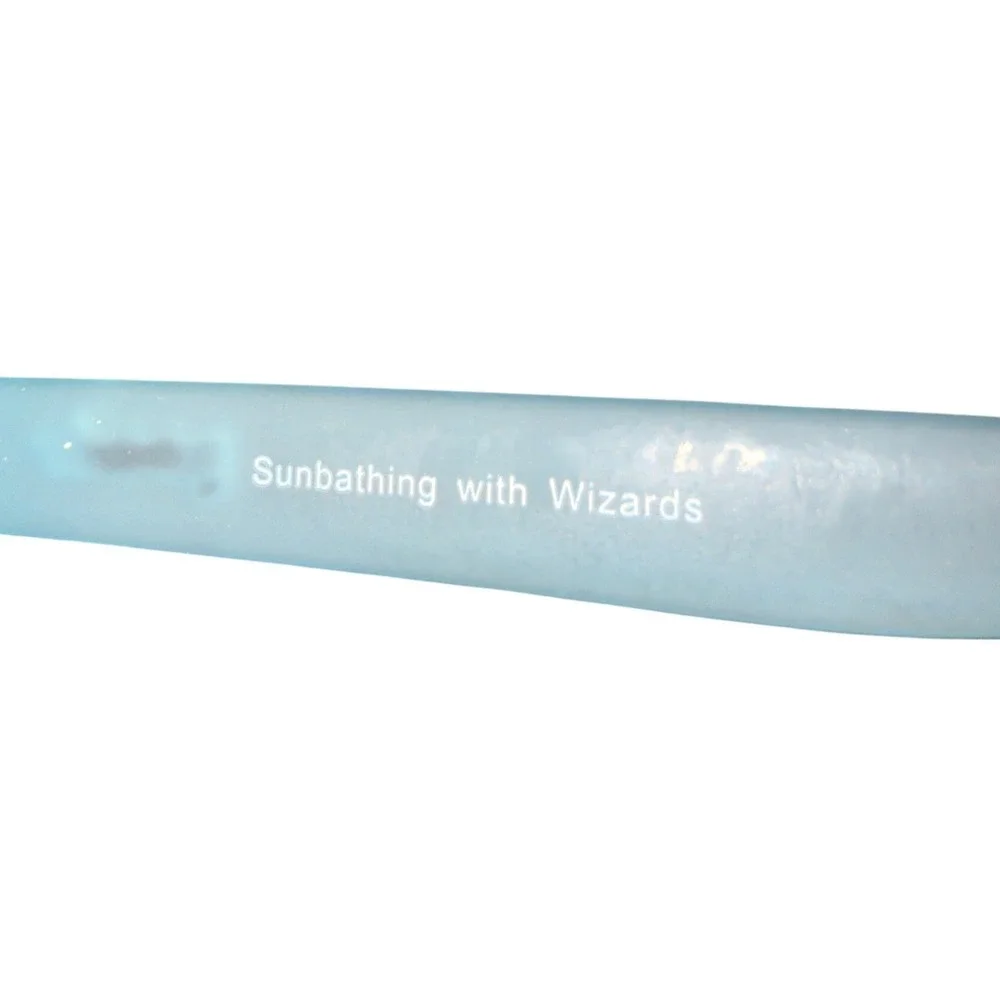 Goodr Sunbathing with Wizards Sunglasses Polarized Blue Matte Running Shades